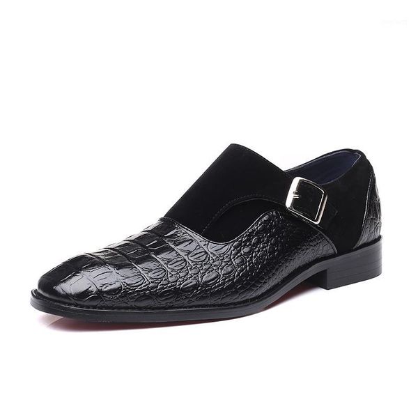 2020 handmade leather buckles men's dress shoes business formal oxfords wedding office man shoes footwear breathable1, Black
2020 handmade leather buckles men's dress shoes business formal oxfords wedding office man shoes footwear breathable1, Black