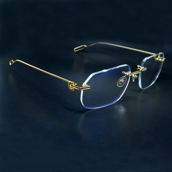 2021 new rimless transparent eyeglasses frame fashion carter desinger eye glasses frames fill prescription lens sunglasses shade eyewear ww5, White;black
2021 new rimless transparent eyeglasses frame fashion carter desinger eye glasses frames fill prescription lens sunglasses shade eyewear ww5, White;black