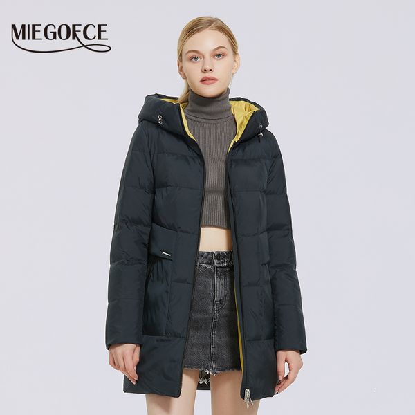 miegofce winter new women's cotton jacket nedium length simple windproof jacket women coats fashion stylish women parkas 201109, Black
miegofce winter new women's cotton jacket nedium length simple windproof jacket women coats fashion stylish women parkas 201109, Black
