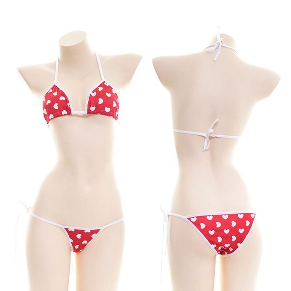 personalized small love printed set emotional lovely cotton bikini, White;black
personalized small love printed set emotional lovely cotton bikini, White;black