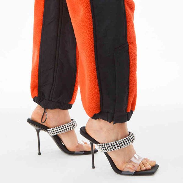 2022 autumn aw king square head slipper's thin high-heeled sandals glass rubber fashion shoes women, Black
2022 autumn aw king square head slipper's thin high-heeled sandals glass rubber fashion shoes women, Black