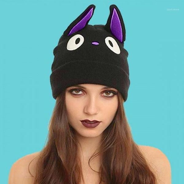 beanie/skull caps cartoon cute anime kiki's delivery service cat jiji black beanie winter warm wool blends soft knitted cap hat1, Blue;gray
beanie/skull caps cartoon cute anime kiki's delivery service cat jiji black beanie winter warm wool blends soft knitted cap hat1, Blue;gray