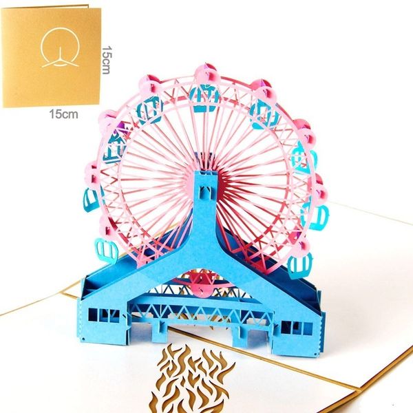 creative 3d greeting card ferris brithday wheel handmade greeting cards personality paper-cut hollow paper cards for kids
creative 3d greeting card ferris brithday wheel handmade greeting cards personality paper-cut hollow paper cards for kids