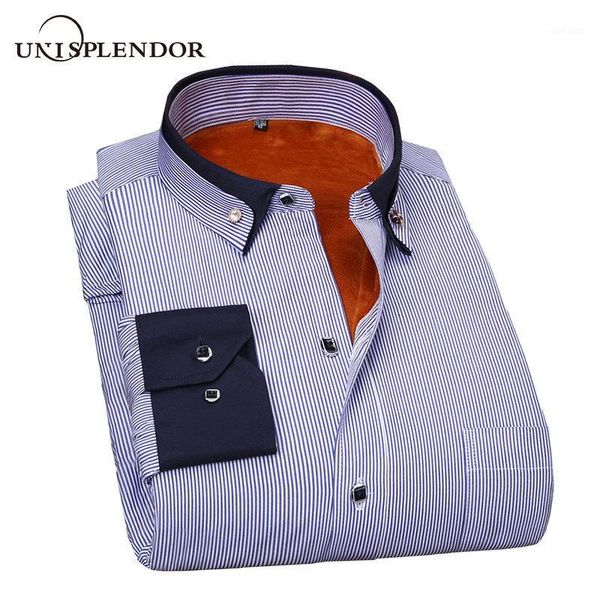 unisplendor thicking warm winter men shirt plus velvet warm man shirt striped men casual soft thicken male outwear yn105671, White;black
unisplendor thicking warm winter men shirt plus velvet warm man shirt striped men casual soft thicken male outwear yn105671, White;black