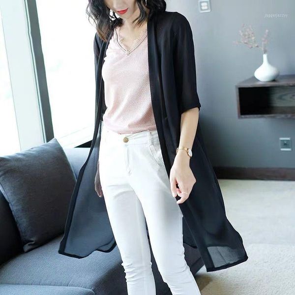 summer women chiffon solid kimono beach cardigan swimwear long blouse shirts sun protection shirt plus size 6xl 7xl 8xl1, White
summer women chiffon solid kimono beach cardigan swimwear long blouse shirts sun protection shirt plus size 6xl 7xl 8xl1, White