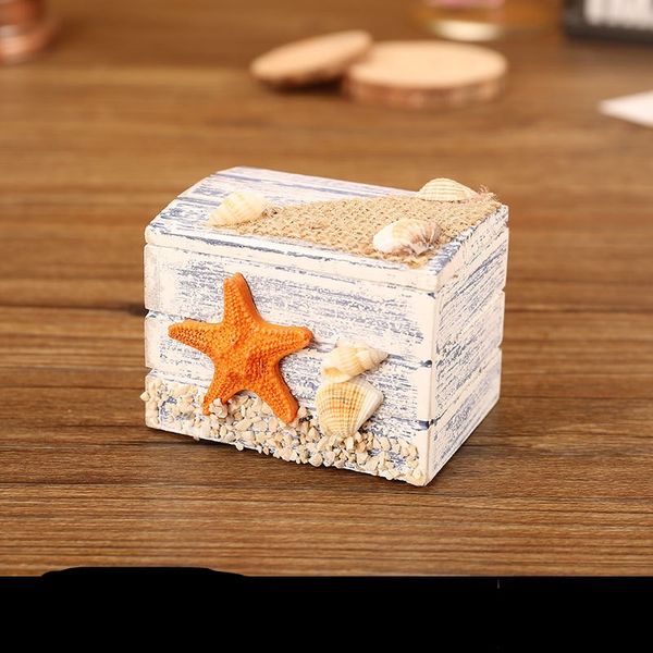 wooden jewelry box ring earring case storage boxes sailboat shell starfish sea style household accommodation 5 5sf uu 
wooden jewelry box ring earring case storage boxes sailboat shell starfish sea style household accommodation 5 5sf uu