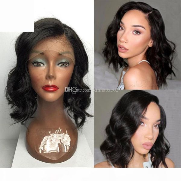 glueless lace front human hair wigs natural wavy bob brazilian full lace wig short human hair lace wig, Black;brown
glueless lace front human hair wigs natural wavy bob brazilian full lace wig short human hair lace wig, Black;brown