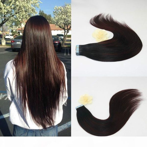 large stock virgin brazilian hair 100% remy human hair double drawn pu tape hair extensions, Black
large stock virgin brazilian hair 100% remy human hair double drawn pu tape hair extensions, Black
