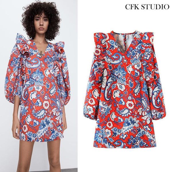 women summer minidress 2020 new fashion with v-neck floral prine long sleeve chiffon dress casual elegant pink dress1, Black;gray
women summer minidress 2020 new fashion with v-neck floral prine long sleeve chiffon dress casual elegant pink dress1, Black;gray