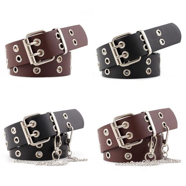 fashion ladies harajuku leather designer belts with chain aesthetic grommet belt hollow woman belt for jeans chain, Black;brown
fashion ladies harajuku leather designer belts with chain aesthetic grommet belt hollow woman belt for jeans chain, Black;brown