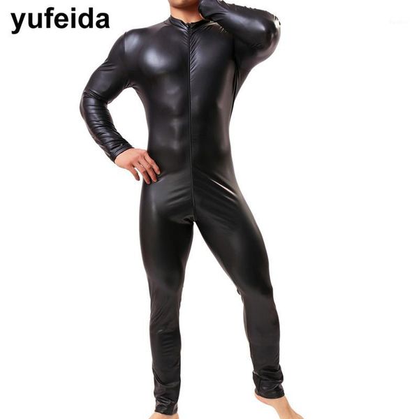yufeida faux leather mens long pants jumpsuits leotard costume gay man underwear bodysuit wrestling singlet pu leather suit1, Black;brown
yufeida faux leather mens long pants jumpsuits leotard costume gay man underwear bodysuit wrestling singlet pu leather suit1, Black;brown