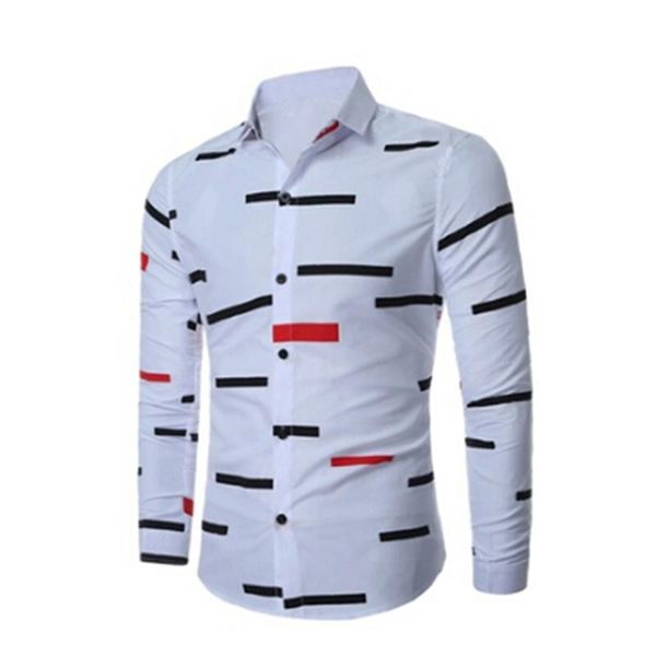 spring autumn men's stripes irregular casual shirt long sleeve slim fit male shirts stand men button long sleeve blouses, White;black
spring autumn men's stripes irregular casual shirt long sleeve slim fit male shirts stand men button long sleeve blouses, White;black