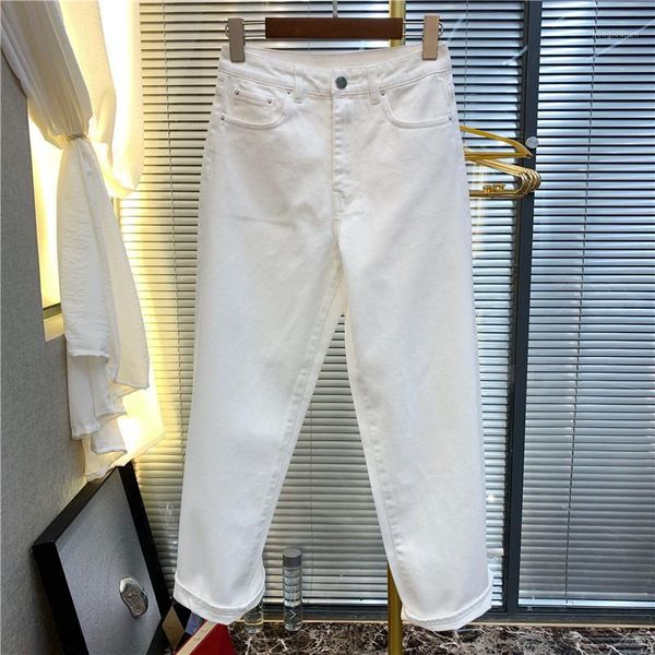 women's white jeans loose straight high waist fashion cotton long trousers 2020 new autumn winter1, Blue
women's white jeans loose straight high waist fashion cotton long trousers 2020 new autumn winter1, Blue