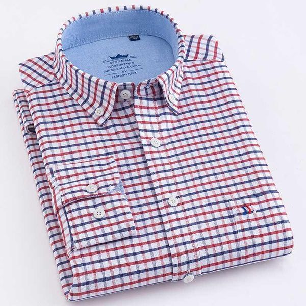 2020 mens wear plaid oxford 100% cotton casual long sleeve shirt soft male white social business button collar dress shirts1, White;black
2020 mens wear plaid oxford 100% cotton casual long sleeve shirt soft male white social business button collar dress shirts1, White;black