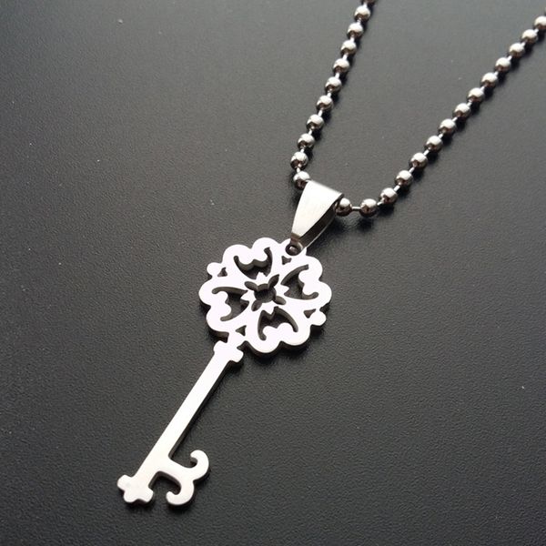 womens necklace key pendant for woman jewelry on the neck stainless steel fashion necklaces pendant gifts for man accessories, Silver
womens necklace key pendant for woman jewelry on the neck stainless steel fashion necklaces pendant gifts for man accessories, Silver