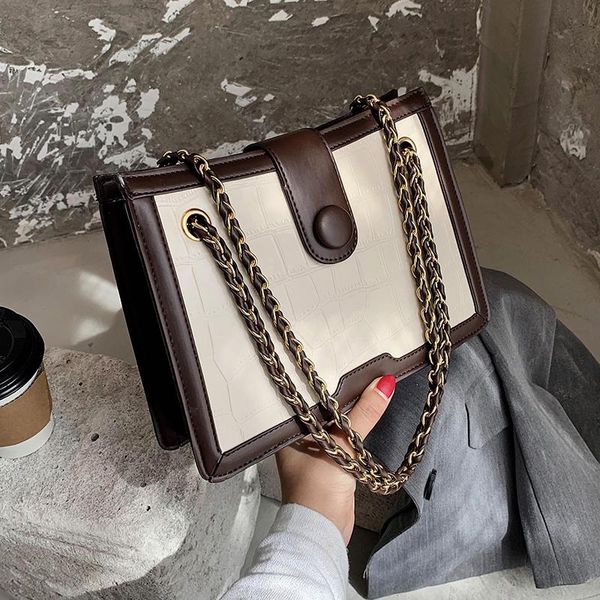 shoulder bags unique design retro stone chain square bag underarm & elegant messenger width 26cm height 18cm
shoulder bags unique design retro stone chain square bag underarm & elegant messenger width 26cm height 18cm