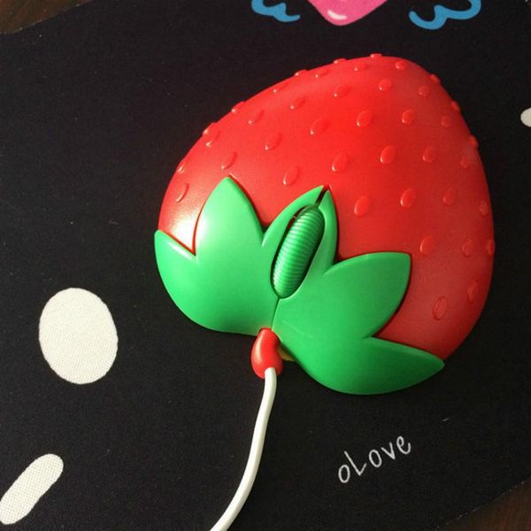 creative computer mouse cute girl mouse strawberry shape cartoon optical wired office wholesale
creative computer mouse cute girl mouse strawberry shape cartoon optical wired office wholesale