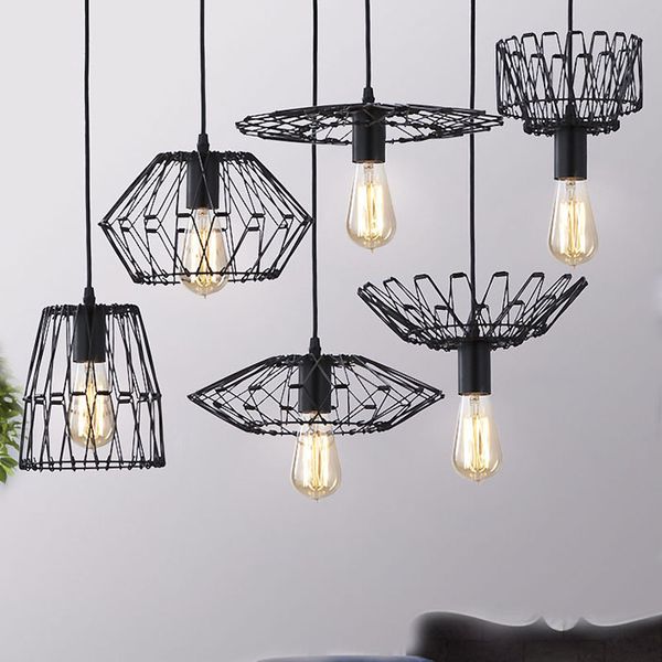 industrial retro cage pendant lamps living dining room kitchen luminaire adjustable led pendant hanging lamp light home decor
industrial retro cage pendant lamps living dining room kitchen luminaire adjustable led pendant hanging lamp light home decor