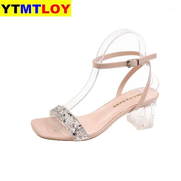 summer 2020 new style style water drill one-word buckle thick middle heel peep-toe high heel sandal size 35-431, Black
summer 2020 new style style water drill one-word buckle thick middle heel peep-toe high heel sandal size 35-431, Black