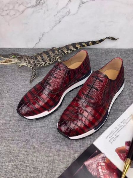 dress shoes 100% genuine real crocodile belly glossy skin men shoe durable solid business with 2 colors mixed, Black
dress shoes 100% genuine real crocodile belly glossy skin men shoe durable solid business with 2 colors mixed, Black