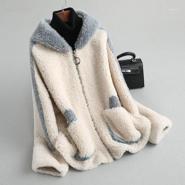 2019 autumn winter jacket women hooded lamb fur jackets real fur coat female jacket wool coats a2681, Black
2019 autumn winter jacket women hooded lamb fur jackets real fur coat female jacket wool coats a2681, Black