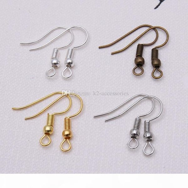 4colors 100pcs lot diy jewely making earring hook coil ear wire fish hook fit earrings with bead, Blue;slivery
4colors 100pcs lot diy jewely making earring hook coil ear wire fish hook fit earrings with bead, Blue;slivery