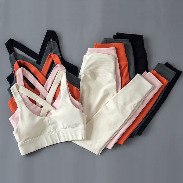 2 pieces gym set workout clothes women sport bra cross back seamless fitness running leggings gym clothing athletic yoga suit c0123, Gray
2 pieces gym set workout clothes women sport bra cross back seamless fitness running leggings gym clothing athletic yoga suit c0123, Gray