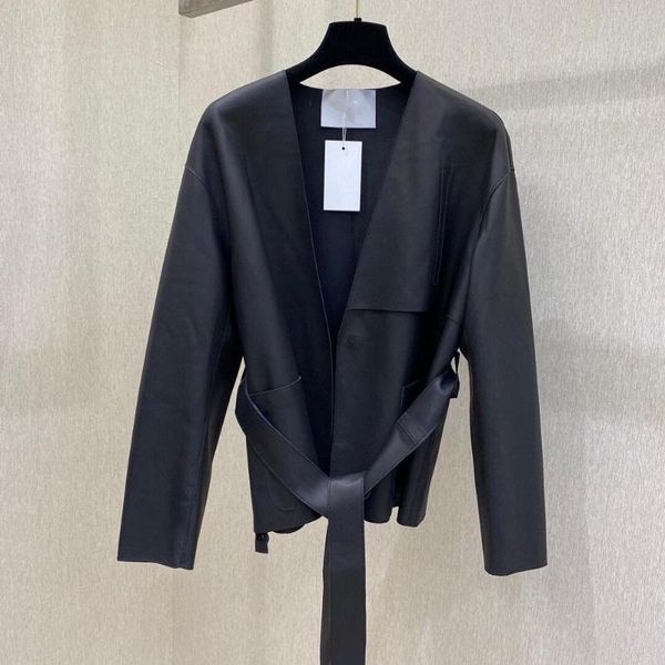 women's leather & faux est fashion runway 2021 autumn winter designer jacket women belt slim black / wine red coat
women's leather & faux est fashion runway 2021 autumn winter designer jacket women belt slim black / wine red coat