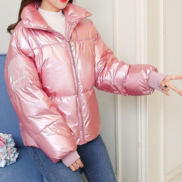 xuxi autumn winter 2021 women thick coat glossy korean short cotton-clothes streetwear long sleeves loose femme slim fz3323, Black
xuxi autumn winter 2021 women thick coat glossy korean short cotton-clothes streetwear long sleeves loose femme slim fz3323, Black