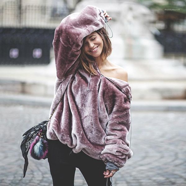 women's hoodies & sweatshirts umeko fashion autumn women's velvet fleece outerwear oversized fur coat loose jacket pullovers plus, Black
women's hoodies & sweatshirts umeko fashion autumn women's velvet fleece outerwear oversized fur coat loose jacket pullovers plus, Black