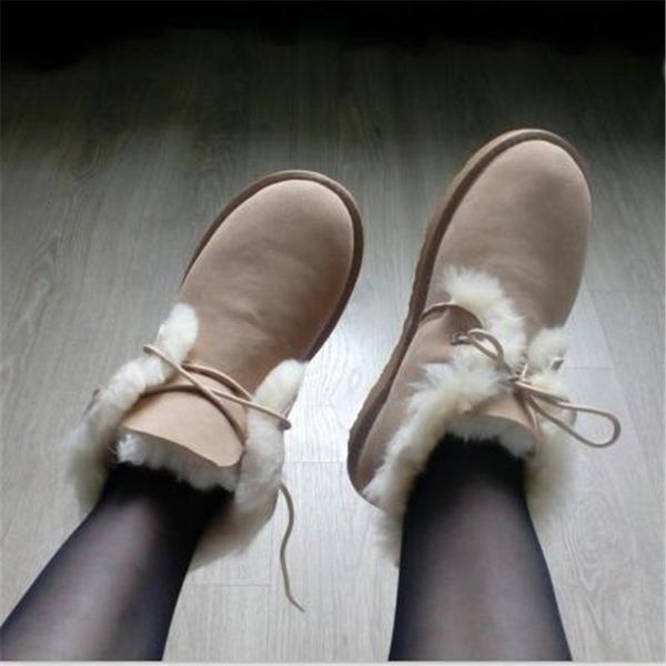 genuine sheepskin leather woman snow boots 100% natural fur snow boots warm wool women's winter boots 201021, Black
genuine sheepskin leather woman snow boots 100% natural fur snow boots warm wool women's winter boots 201021, Black