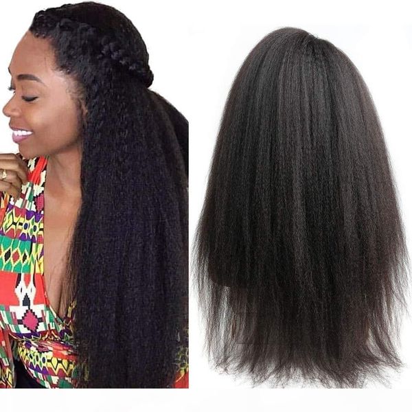 italian yaki 360 lace frontal wigs for women pre plucked peruvian kinky straight 360 lace front wig 150 density yaki human hair wigs, Black;brown
italian yaki 360 lace frontal wigs for women pre plucked peruvian kinky straight 360 lace front wig 150 density yaki human hair wigs, Black;brown