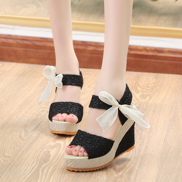 mcckle women's sandals lace up peep toe wedges platform elegant ladies casual woman ankle strap shoes female pumps 2020 summer t200529, Black
mcckle women's sandals lace up peep toe wedges platform elegant ladies casual woman ankle strap shoes female pumps 2020 summer t200529, Black