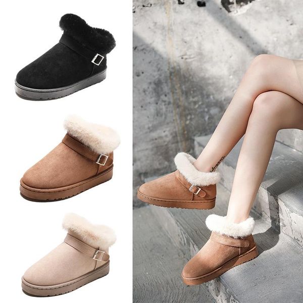 leosoxs women snow boots plush winter women boots warm platform flat slip-on ankle winter shoes casual female shoes, Black
leosoxs women snow boots plush winter women boots warm platform flat slip-on ankle winter shoes casual female shoes, Black