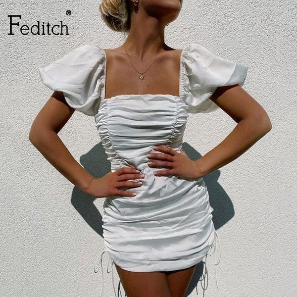 casual dresses feditch 2021 white summer dress puff sleeves mini women bodycon solid slim backless night club party vestidos, Black;gray
casual dresses feditch 2021 white summer dress puff sleeves mini women bodycon solid slim backless night club party vestidos, Black;gray