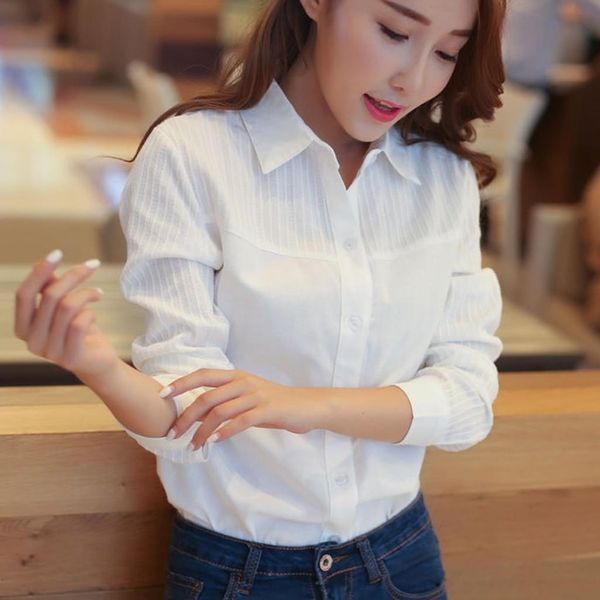 fashion office lady blouse women casual white shirt lapel collar solid long sleeve korean style botton shirt female top
fashion office lady blouse women casual white shirt lapel collar solid long sleeve korean style botton shirt female top