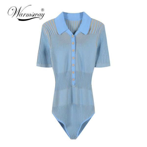 2020 casual knitted women summer playsuit lapel collar slim bodysuit office blue t-shirt simple pullover female c-379, White
2020 casual knitted women summer playsuit lapel collar slim bodysuit office blue t-shirt simple pullover female c-379, White