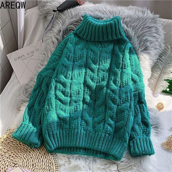 turtleneck oversized sweater women pullover thick korean loose new autumn and winter knit 201221, White;black
turtleneck oversized sweater women pullover thick korean loose new autumn and winter knit 201221, White;black