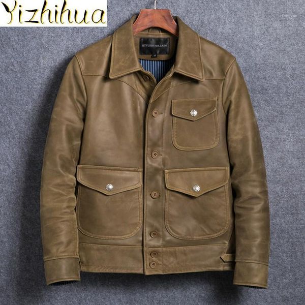 azazel 200% real cow leather jacket men spring autumn cowhide genuine leather coat motorcycle jacket plus size 2935 kj43321, Black
azazel 200% real cow leather jacket men spring autumn cowhide genuine leather coat motorcycle jacket plus size 2935 kj43321, Black