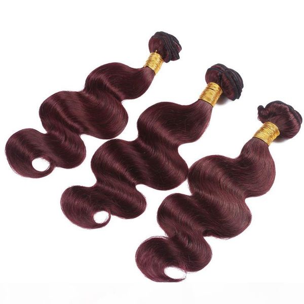 #99j wine red brazilian human hair extensions 3pcs body wave virgin burgundy human hair weave bundles 10-30" tangle free, Black
#99j wine red brazilian human hair extensions 3pcs body wave virgin burgundy human hair weave bundles 10-30" tangle free, Black