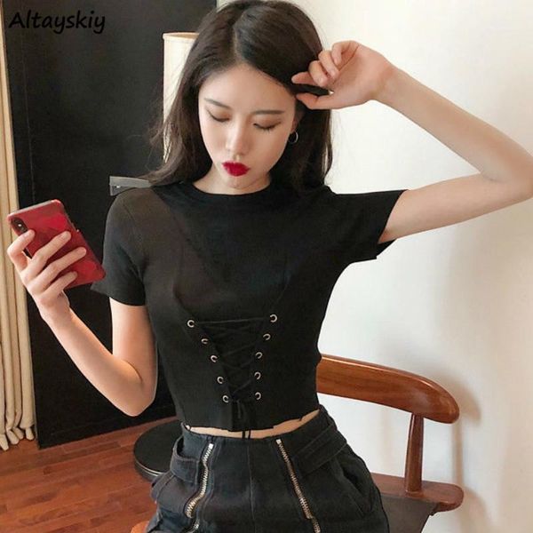 shirts women drawstring solid tunic knitted crop tight womens ulzzang summer slim student chic fashion new daily female1, White
shirts women drawstring solid tunic knitted crop tight womens ulzzang summer slim student chic fashion new daily female1, White