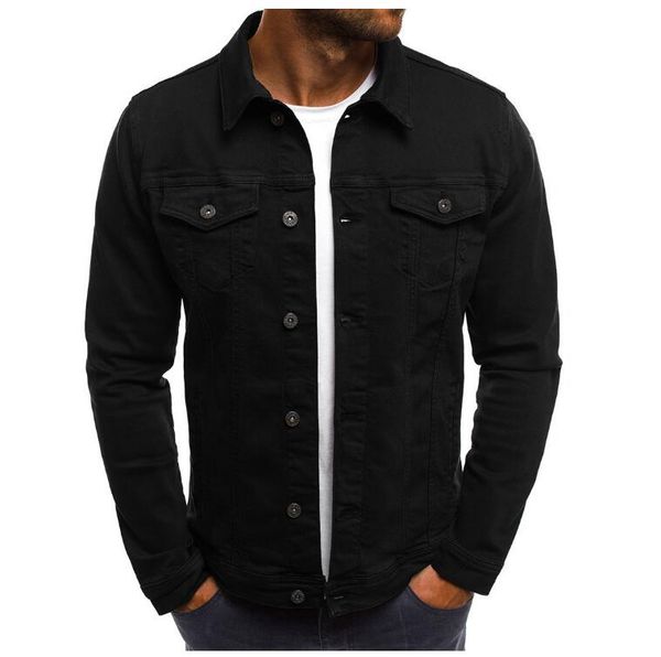 new fashion designer coats mens denim jacket slim men denim jacket solid male jean jackets men cowboy outwear clothing hip hop streetwear, Black;brown
new fashion designer coats mens denim jacket slim men denim jacket solid male jean jackets men cowboy outwear clothing hip hop streetwear, Black;brown