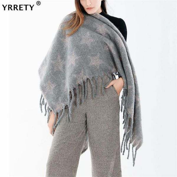 scarves yrrety fashion women scarf winter hijabs tassels long lady shawls cashmere printed five-pointed star wraps 2021, Blue;gray
scarves yrrety fashion women scarf winter hijabs tassels long lady shawls cashmere printed five-pointed star wraps 2021, Blue;gray