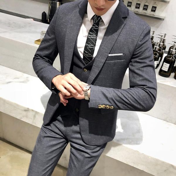 men formal wear suits wedding dress suits blazers jackets+vest+pants men casual slim size 4xl, White;black
men formal wear suits wedding dress suits blazers jackets+vest+pants men casual slim size 4xl, White;black