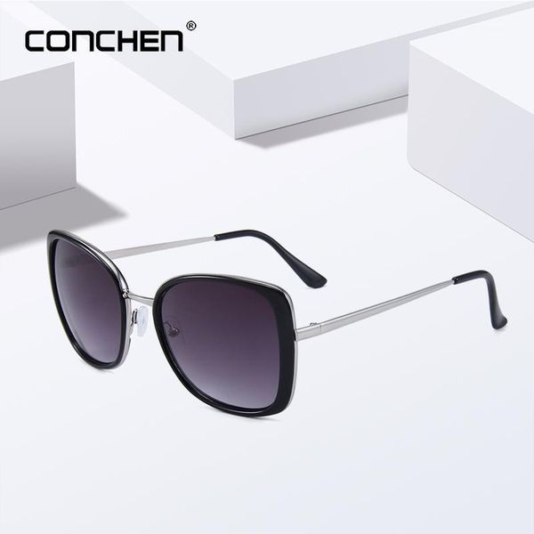 conchen new big frame women sunglasses fashion sun glasses brand travel uv400 women okulary przeciws oneczne wholesale1, White;black
conchen new big frame women sunglasses fashion sun glasses brand travel uv400 women okulary przeciws oneczne wholesale1, White;black