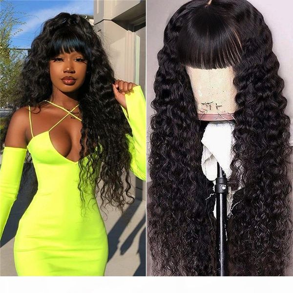 human hair wigs with bangs brazilian deep curly full machine made wig remy hair natural color tiffanyhair for black woman, Black;brown
human hair wigs with bangs brazilian deep curly full machine made wig remy hair natural color tiffanyhair for black woman, Black;brown