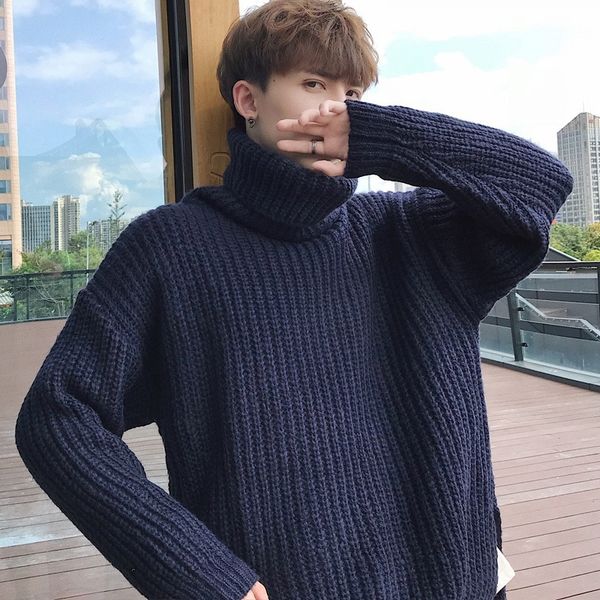 winter hombre warm turtleneck sweater men fashion knitted mens sweaters casual slim pullover male double collar 665lc 201125, White;black
winter hombre warm turtleneck sweater men fashion knitted mens sweaters casual slim pullover male double collar 665lc 201125, White;black