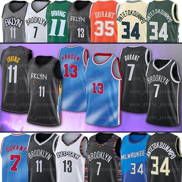 34 giannis durant antetokounmpo 7 kevin 11 kyrie 13 harden irving brooklyn nets ncaa milwaukee bucks men basketball jerseys, Black;red
34 giannis durant antetokounmpo 7 kevin 11 kyrie 13 harden irving brooklyn nets ncaa milwaukee bucks men basketball jerseys, Black;red