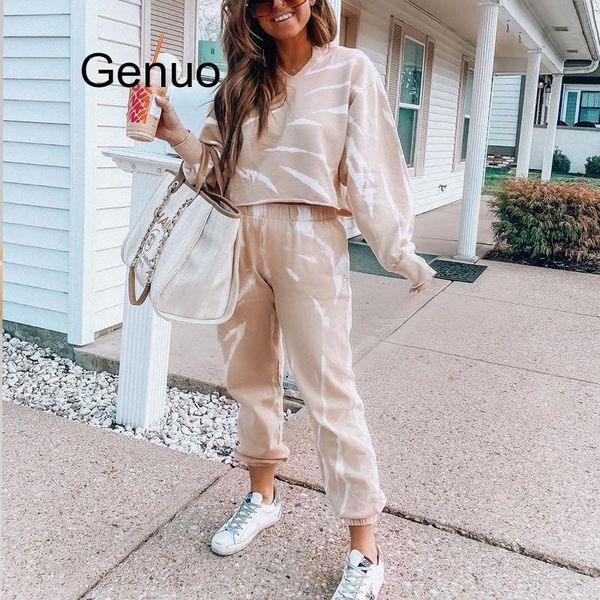 женщины tie-краситель jogger костюм толстовки топы и брюки два piece set женщина tracksuit топ брюки повседневный костюм главная sweatsuit f, White
женщины tie-краситель jogger костюм толстовки топы и брюки два piece set женщина tracksuit топ брюки повседневный костюм главная sweatsuit f, White