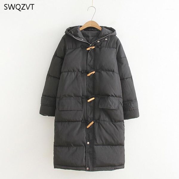 swqzvt winter coat women 2020 new horn botton student style loose thick warm women coat jacket ladies parkas plus size1, Black
swqzvt winter coat women 2020 new horn botton student style loose thick warm women coat jacket ladies parkas plus size1, Black